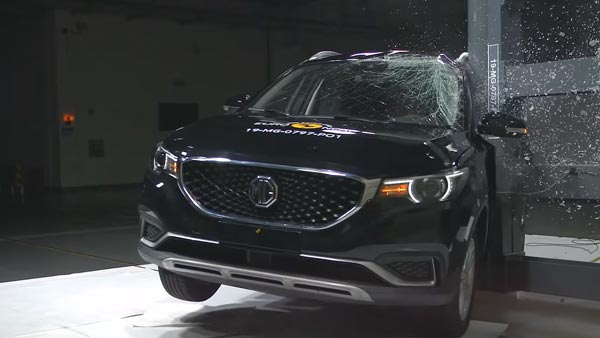 சாதாரணமானவர்களுக்கும் விஐபி-களுக்கு இணையான பாதுகாப்பு... எம்ஜி இசட்எஸ் மின்சார காரின் பாதுகாப்பு திறன் வெளியீடு...!