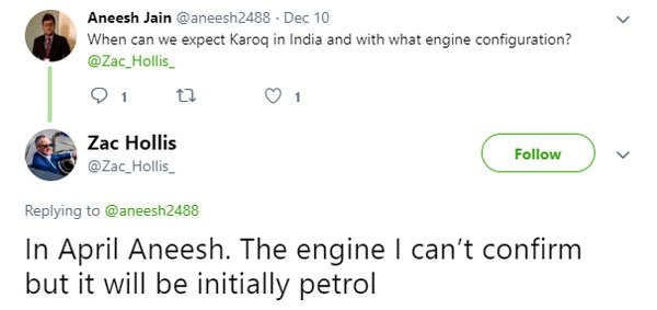குட் நியூஸ்... புத்தம் புதிய ஸ்கோடா கரோக் எஸ்யூவி இந்திய அறிமுக விபரம் வெளியானது!