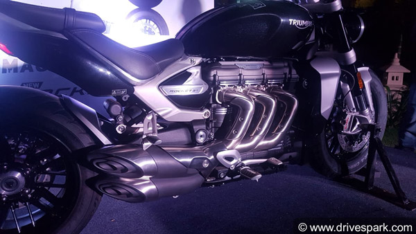 உலகிலேயே அதிக ஆற்றல் கொண்ட பைக்காக ட்ரையம்ப் ராக்கெட் 3 இந்தியாவில் அறிமுகம்...