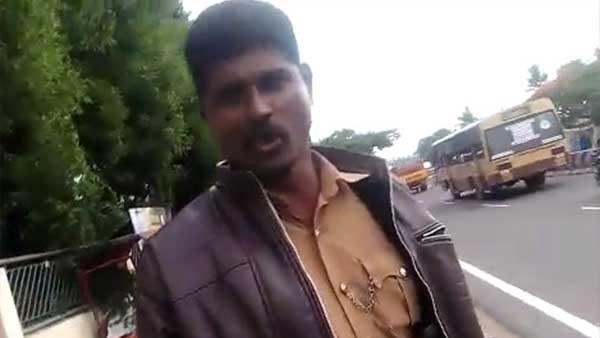 திருப்பூர் இளைஞர் எடுத்த வீடியோவால் சிக்கி கொண்ட போலீஸ்காரர்... மிரண்டு ஓட வைத்த தைரியத்திற்கு சபாஷ்