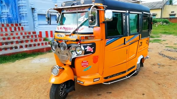 கலையில் சிறந்தவர்கள் தமிழர்கள்.. இதோ அதிநவீன காராக மாறிய சொகுசு ஆட்டோ... தஞ்சை இளைஞரின் அசாத்திய திறன்..!