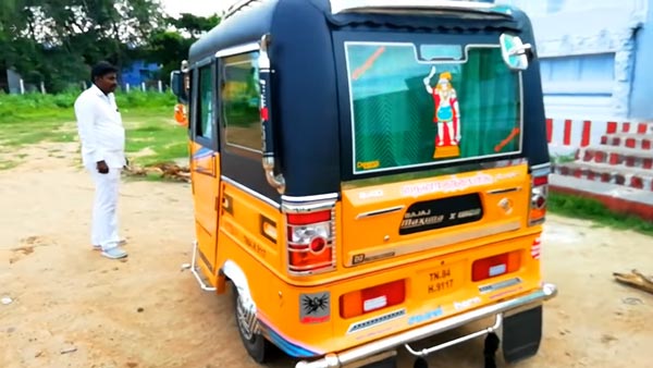 கலையில் சிறந்தவர்கள் தமிழர்கள்.. இதோ அதிநவீன காராக மாறிய சொகுசு ஆட்டோ... தஞ்சை இளைஞரின் அசாத்திய திறன்..!