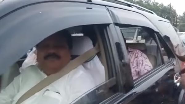 கருப்பு நிற ஜன்னல் காரில் கெத்தாக வலம் வந்த எம்எல்ஏ-வுக்கு அபராதம்... என்னங்க இப்புடி பண்ணீட்டீங்க!!