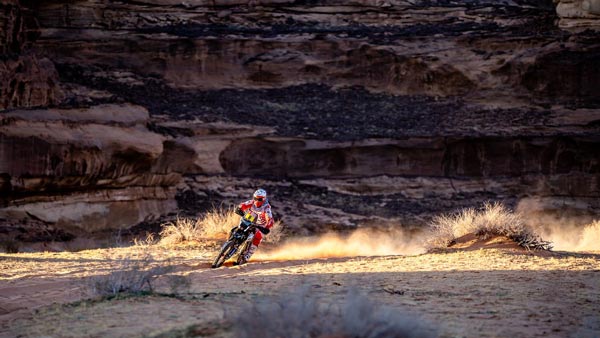 டக்கார் ராலியில் டிவிஎஸ் அணி அசத்தல்... தரவரிசையில் முன்னேற்றம்!