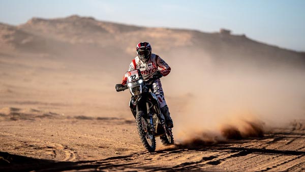 டக்கார் ராலியில் டிவிஎஸ் அணி அசத்தல்... தரவரிசையில் முன்னேற்றம்!