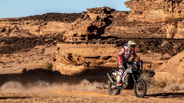 டக்கார் ராலியில் டிவிஎஸ் அணி அசத்தல்... தரவரிசையில் முன்னேற்றம்!