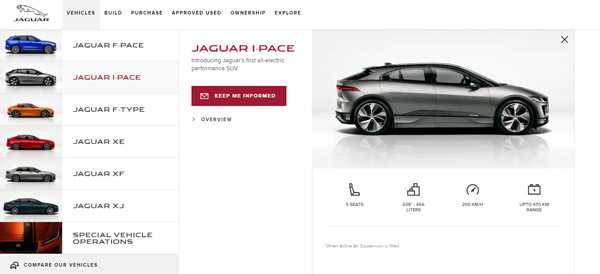 ஜாகுவார் ஐ பேஸ் எலெக்ட்ரிக் எஸ்யூவி விரைவில் இந்தியாவில் அறிமுகமாகிறது