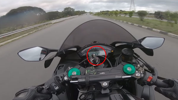 அடேங்கப்பா... இந்திய சாலையில் 299 கிமீ வேகத்தில் சீறி பாய்ந்த கவாஸாகி நிஞ்சா... இதெல்லாம் நல்லதுக்குதானா..?