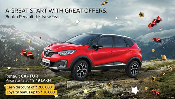 ரெனோ கார்களுக்கு ரூ.2 லட்சம் வரை தள்ளுபடி சலுகைகள்... விபரம்
