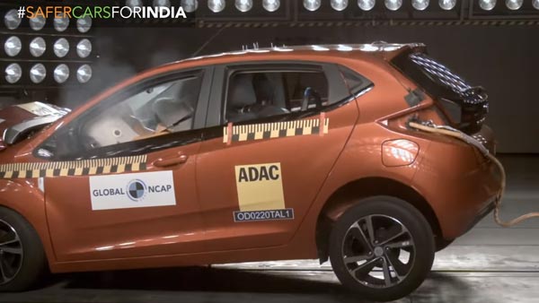 க்ராஷ் டெஸ்ட்டில் 5 ஸ்டார் ரேட்டிங்கை பெற்று அசத்திய டாடா அல்ட்ராஸ் கார்!