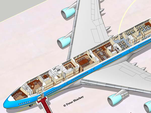 பறக்கும் கோட்டை! அமெரிக்க அதிபர் ட்ரம்ப் இந்தியா வரவுள்ள விமானத்தின் ரகசியங்கள்... என்னனு தெரியுமா?