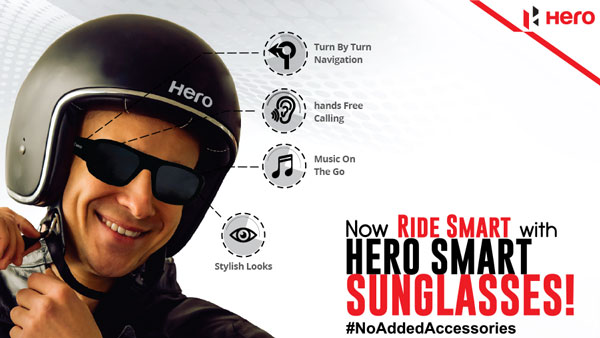 ஹீரோ சன் கிளாஸ் அறிமுகம்... இது இருந்தால் ப்ளூடூத் ஹெட்செட்டே தேவையில்லை...