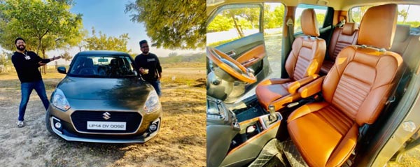 உலகின் முதல் மசாஜ் வசதியுடைய மாருதி சுசுகி ஸ்விஃப்ட்... பிரம்மிப்பை ஏற்படுத்தும் மலிவு விலை மாடிஃபிகேஷன்..!