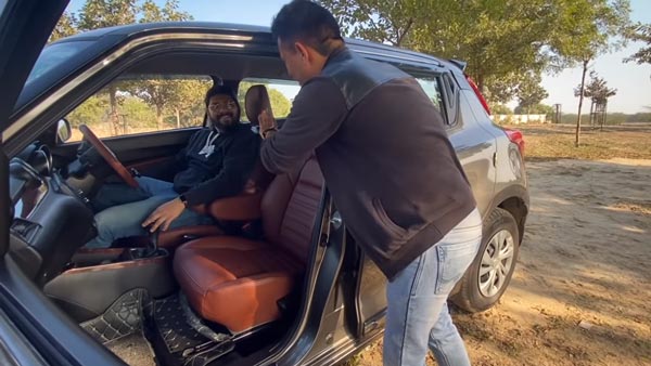 உலகின் முதல் மசாஜ் வசதியுடைய மாருதி சுசுகி ஸ்விஃப்ட்... பிரம்மிப்பை ஏற்படுத்தும் மலிவு விலை மாடிஃபிகேஷன்..!