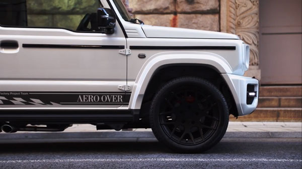 மெர்சிடிஸ் பென்ஸ் ஜி வேகன் காராக மாறிய சுசுகி ஜிம்னி.. மாருதி விரைவில் இந்தியாவில் அறிமுகம் செய்ய இருக்கும் கார் இதுதான்...