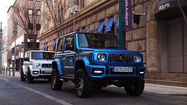 மெர்சிடிஸ் பென்ஸ் ஜி வேகன் காராக மாறிய சுசுகி ஜிம்னி.. மாருதி விரைவில் இந்தியாவில் அறிமுகம் செய்ய இருக்கும் கார் இதுதான்...