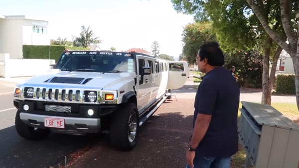 கனவில்கூட நினைத்து பார்க்க முடியாத ஹம்மர் லிமோசைன் காரில் பயணித்த இந்தியர்கள்... எப்படி தெரியுமா..?