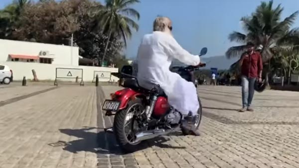 உலகமே கலக்கத்தில் இருக்க புதிய பைக்கில் ரைடு வந்த பிரபல சாமியார்... யாருனு தெரிஞ்சா ஷாக் ஆயிடுவீங்க..!