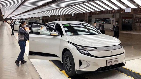 பைடன் எம்-பைட் எலக்ட்ரிக் எஸ்யூவியின் தயாரிப்பு பணிகள் துவங்கின... சீனாவில் இந்த வருடன் அறிமுகம்..