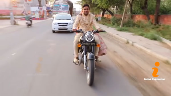 புதுமணம் முடித்த கையோடு பைக்கில் புறப்பட்ட இளம் ஜோடி.. நடு வழியில் காத்திருந்து ஷாக் கொடுத்த பஞ்சாப் போலீஸ்.. புதுமணம் முடித்த கையோடு பைக்கில் புறப்பட்ட இளம் ஜோடி.. நடு வழியில் காத்திருந்து ஷாக் கொடுத்த பஞ்சாப் போலீஸ்..