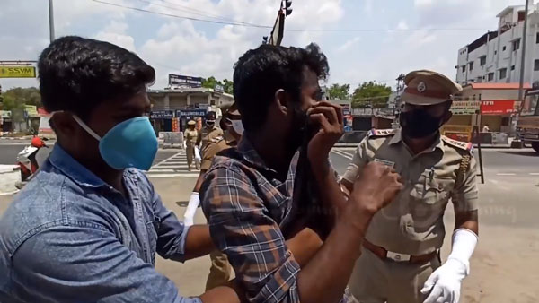 விதி மீறினால் கொரோனா நோயாளியுடன் ஒரு நாள் டூர்.. புள்ளிங்கோ இளைஞர்களை சிதறவிட்ட திருப்பூர் போலீஸ்.. விதி மீறினால் கொரோனா நோயாளியுடன் ஒரு நாள் டூர்.. புள்ளிங்கோ இளைஞர்களை சிதறவிட்ட திருப்பூர் போலீஸ்..