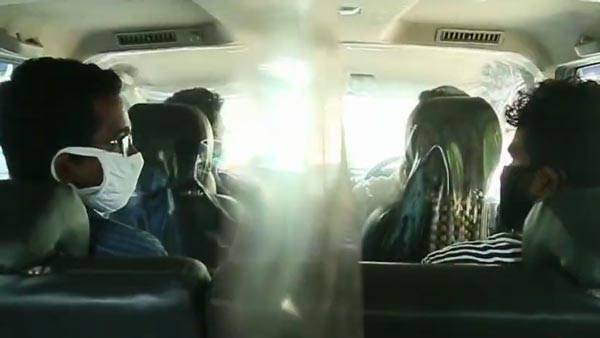 கொரோனாவை தடுக்க சூப்பர் ஐடியா... மலிவான கட்டணத்தில் கார்களுக்கு சேஃப்டி ஷீல்டு... சென்னையில் அசத்தல்