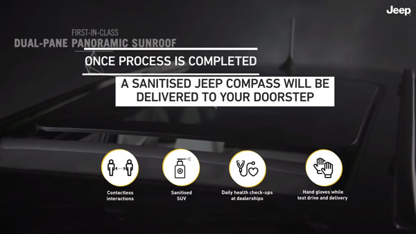 ஜீப் காம்பஸ் எஸ்யூவி டோர் டெலிவிரி பெறும் திட்டம் அறிமுகம்!