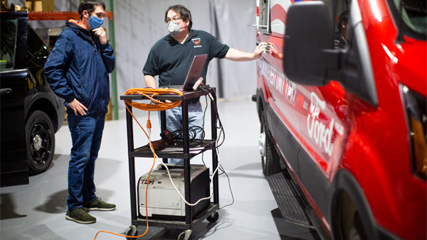 வெறும் 15 நிமிடங்களில் கொரோனாவை கொல்லும்... ஃபோர்டு கண்டுப்பிடித்துள்ள புதிய தொழிற்நுட்பம்...