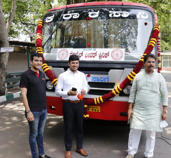 இந்த பேருந்தின் கண்களில் இருந்து ஒரு கொரோனா நோயாளியும் தப்பிக்க முடியாது... அதிரடி காட்டும் எடியூரப்பா!