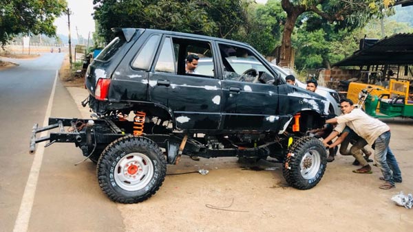 மான்ஸ்டராக உருமாறிய இந்தியர்களின் ஃபேவரிட் கார்... இது என்ன கார்னு கண்டுபிடிக்க முடிகிறதா? வீடியோ!