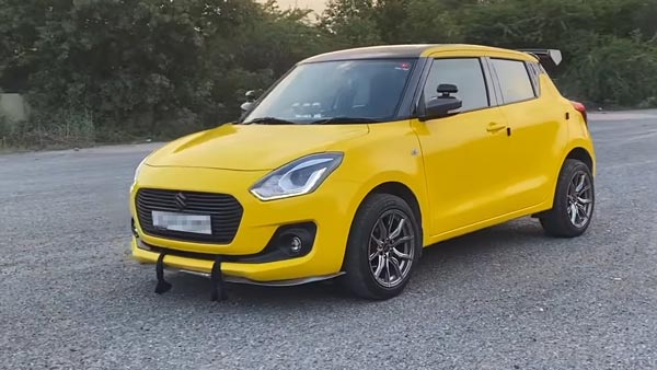 கண்கவரும் மஞ்சள் நிறத்தில் மாருதி ஸ்விஃப்ட்... இதுக்கு எவ்ளோ செலவாகி இருக்கும்னு நெனைக்குறீங்க..?