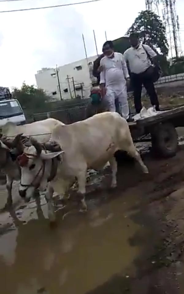 பென்ஸ் காரை ரோட்டில் நிறுத்தி விட்டு மாட்டு வண்டியில் ஆபீஸ் போன தொழிலதிபர்! எல்லாரும் ஆடிப்போய்டாங்க