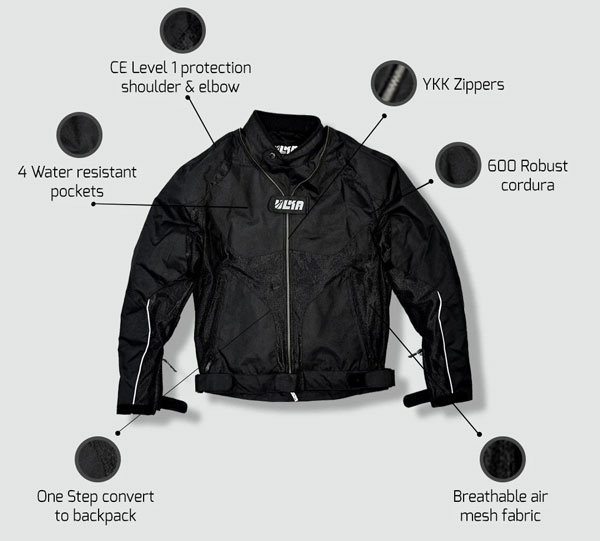 இந்த ரைடிங் ஜாக்கெட்டை இப்படியும் பயன்படுத்த முடியுமா? அட்டகாசமே இருக்கே... நாமும் ஒன்னு வாங்கிக்கலாமா! 