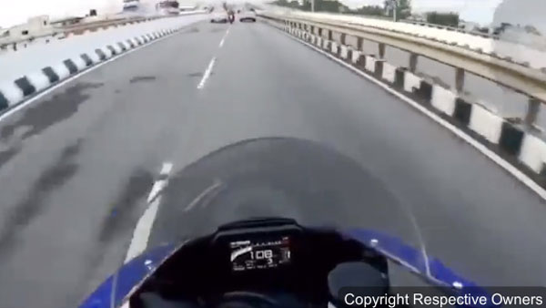 ரோடு காலியா இருக்குனு மின்னல் வேகத்தில் பறந்த இளைஞர்... கரிசனமின்றி ரூ. 30 லட்சம் விலையுள்ள பைக்கை தூக்கிய போலீஸ்!