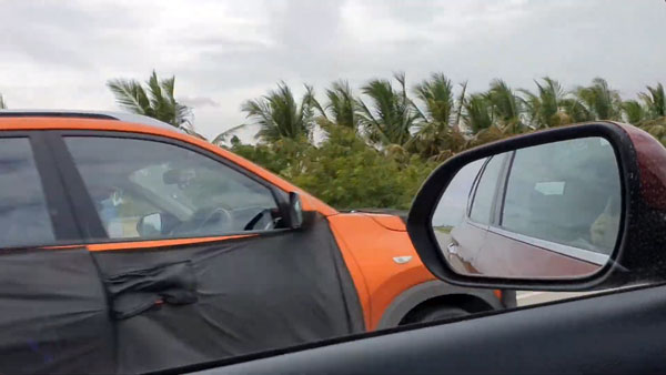 செல்டோஸ் ரசிகர்களை கவர தயாராகும் கியா சொனெட்... வழக்கமான ஆரஞ்ச் நிறத்தில் சோதனை ஓட்டம்...