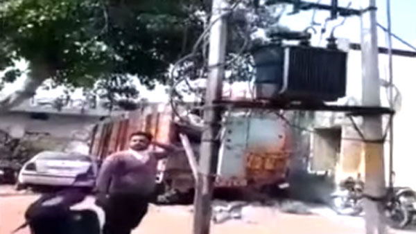 கடமையை செய்த காவலர்! பதிலுக்கு ரிவென்ஜ் எடுத்த லைன்மேன்! என்னனு தெரிஞ்சா வயிறு வலிக்க-வலிக்க சிரிப்பீங்க!