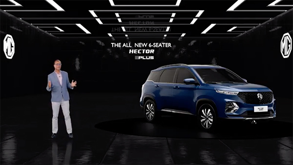 புதிய எம்ஜி ஹெக்டர் ப்ளஸ் 6 சீட்டர் எஸ்யூவி விற்பனைக்கு அறிமுகம்