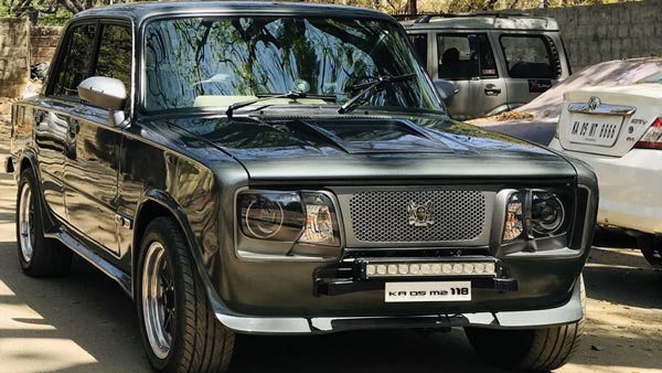 மாடர்ன் கார்களுக்கே சவால்விடும் தோற்றத்தில் மாடிஃபைடு ப்ரீமியர் 118 என்இ செடான் கார்... 