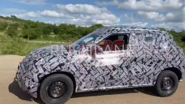 முழுவதும் மறைக்கப்பட்ட நிலையில் நிஸான் மேக்னைட் எஸ்யூவி கார் சோதனை ஓட்டம்... அறிமுகம் எப்போது..?