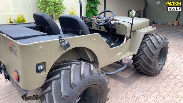 ராட்சத டயர்களுடன் அசுரனாக மாறிய ஜீப்... இதன் அழகில் மதி மயங்காத கார் பிரியர்களே இருக்க முடியாது! அவ்ளோ கவர்ச்சி!