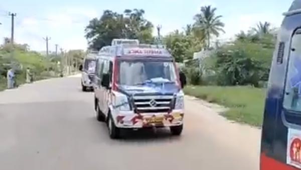 அவசரமாக போக வேண்டிய ஆம்புலன்ஸை எடுத்து ஜாலியாக ஓட்டிய ரோஜா... வீடியோ எடுக்க சொல்லி அலப்பறை...