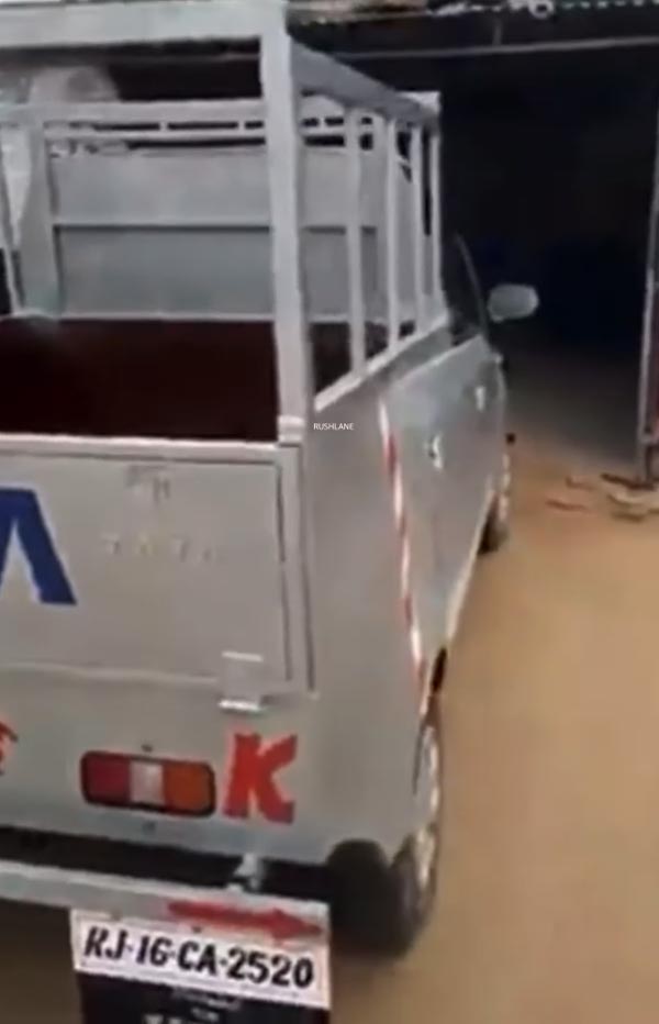 வைரலாகும் வீடியோ... பாதுகாப்பு இல்லாத டாடா நானோ காரை உரிமையாளர் எப்படி மாற்றியுள்ளார்? என பாருங்க...