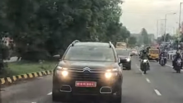 இந்திய அறிமுகத்திற்கு வேகமாக தயாராகிவரும் சிட்ரோன்... சி5 ஏர்க்ராஸ் எஸ்யூவிகள் தமிழ்நாட்டில் சோதனை...