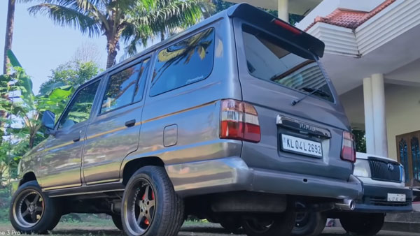 சொக்க வைக்கும் அழகு... கவர்ச்சியாக உருமாறிய டொயோட்டா குவாலிஸ் கார்... பாக்க பாக்க ஆசையா இருக்கு...