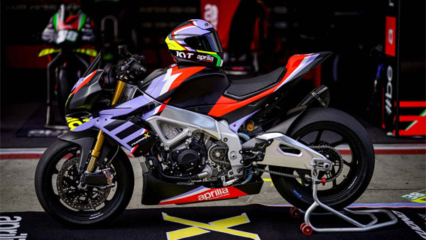 வெறும் 166 கிலோ எடையுடன் புதிய அப்ரில்லா லிமிடேட் எடிசன் பைக்... என்ன விலை தான் மயக்கம்வர வைக்கிறது