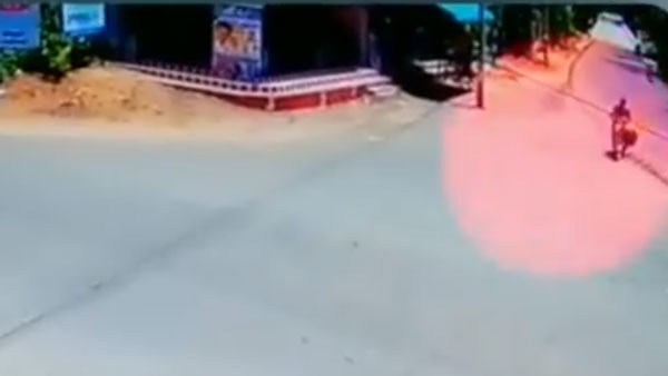 பஸ் டிரைவரின் திறமையால் மறு ஜென்மம் எடுத்த 2 பேர்... வீடியோ பார்த்ததும் ஒடம்பெல்லாம் ஆடிப்போயிருச்சு