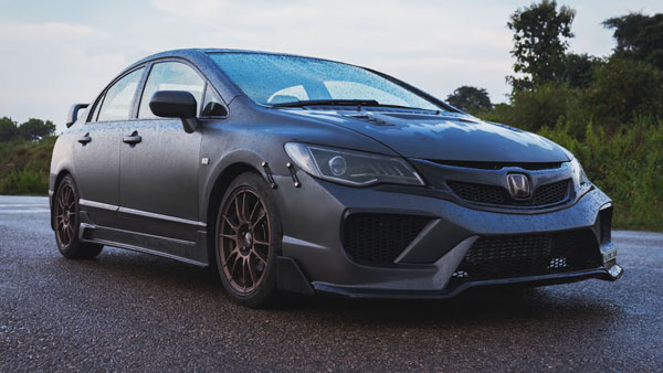 இதுதான் இந்தியாவின் வேகமான ஹோண்டா சிவிக் காராம்...! என்ஜினின் அதிகப்பட்ச ஆற்றல் 450 பிஎச்பி