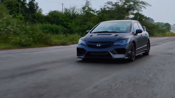 இதுதான் இந்தியாவின் வேகமான ஹோண்டா சிவிக் காராம்...! என்ஜினின் அதிகப்பட்ச ஆற்றல் 450 பிஎச்பி