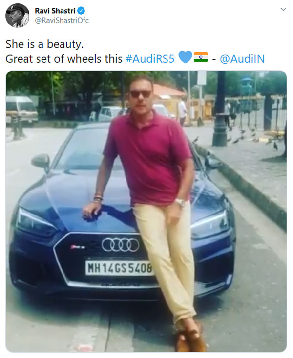 ரவி சாஸ்திரி வெளியிட்ட வீடியோ... ஆச்சரியத்தில் உறைந்த கிரிக்கெட் ரசிகர்கள்... அப்படி என்ன இருக்கு வீடியோவில்!