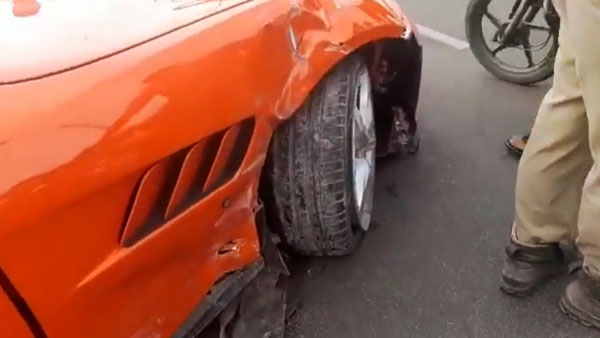 ஃபெராரி கார் மோதியதில் பரிதாபமாக உயிரிழந்த வாட்ச்மேன்... விபத்துக்கு காரணம் தெரிஞ்சா கோவப்படுவீங்க